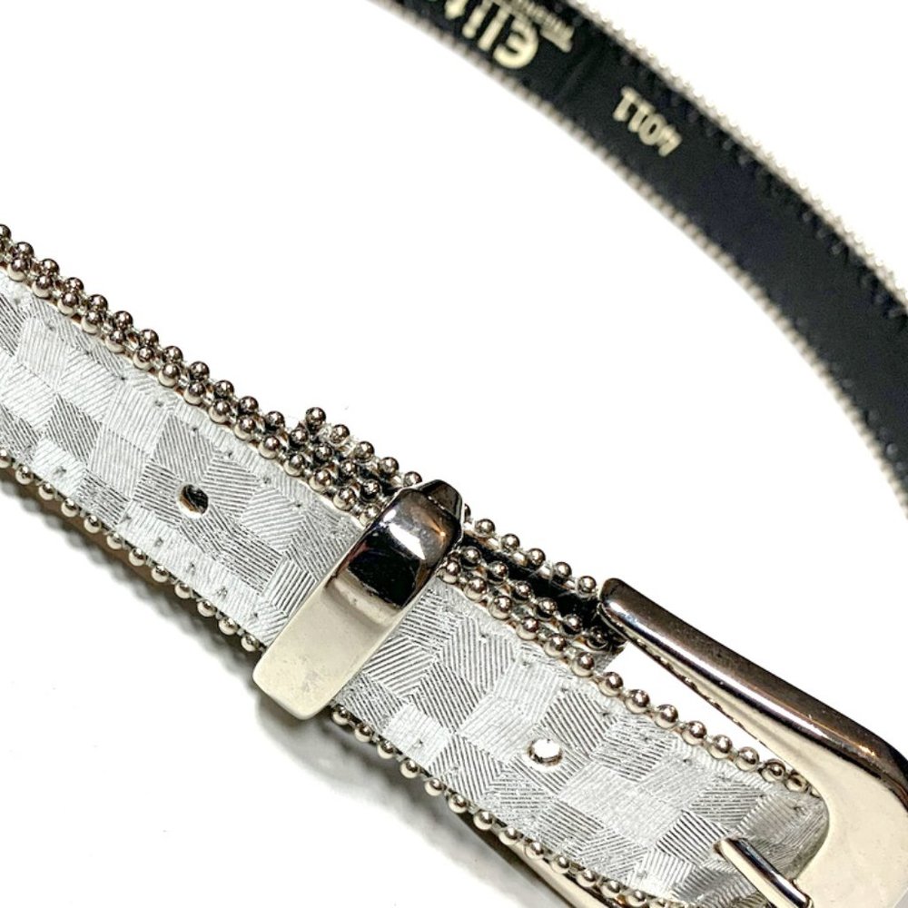 Elite Fresno Small Vintage 80s Silver Metal Belt